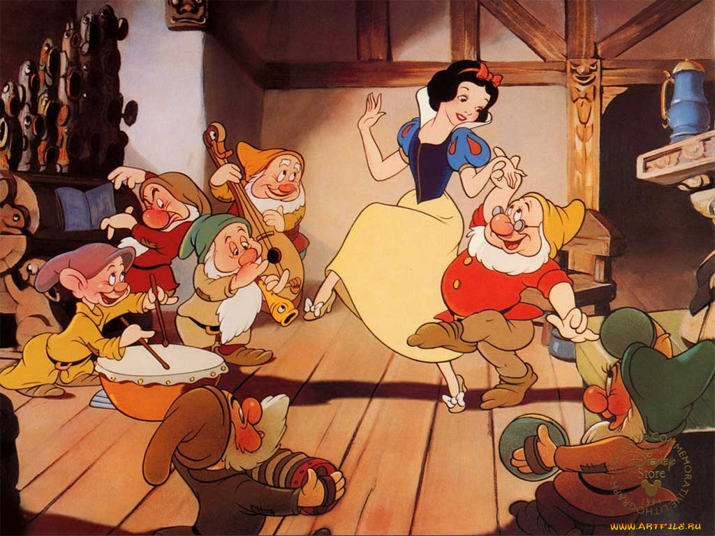 , snow, white, and, the, seven, dwarfs, disney, , 
